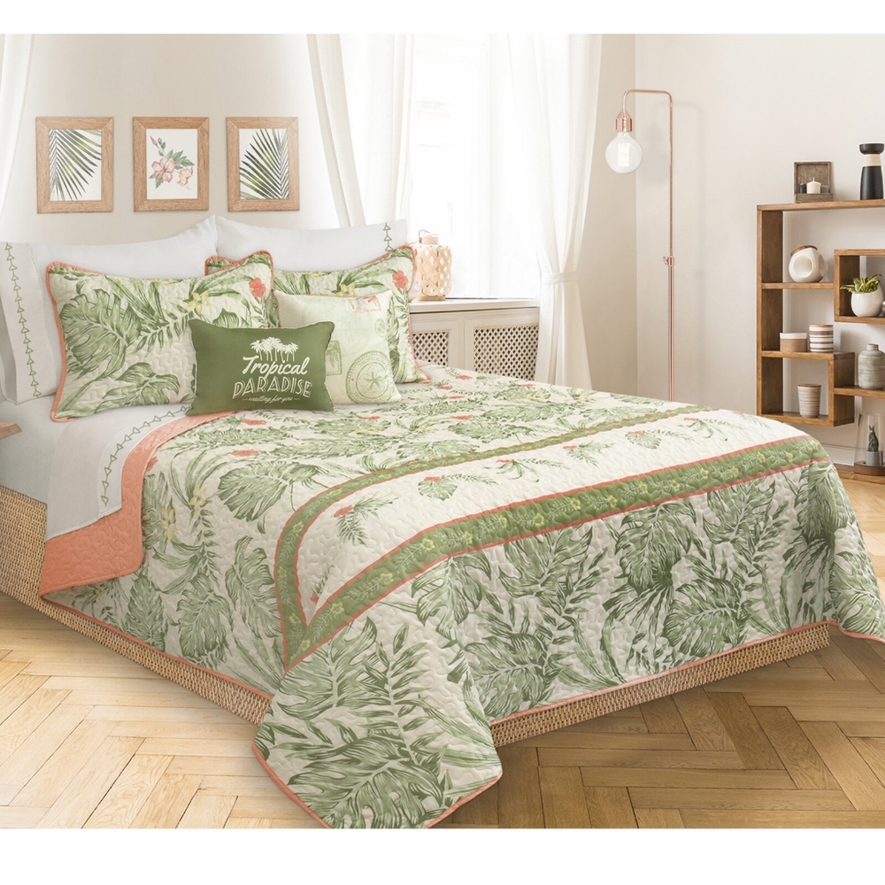 Reversible 5-piece Quilt Set - Bayou Breeze